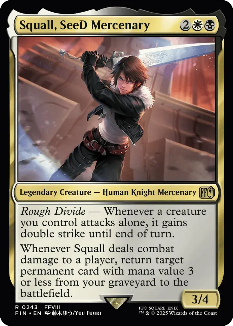 Squall, SeeD Mercenary