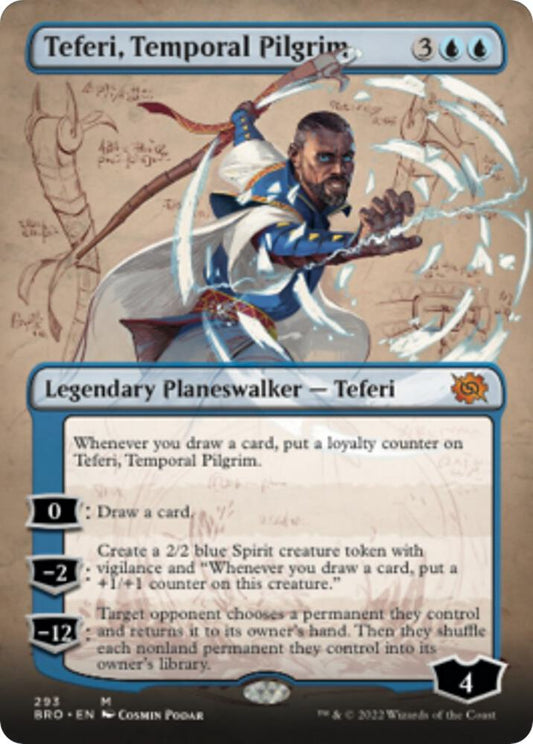 Teferi, Temporal Pilgrim (Borderless)(Foil)