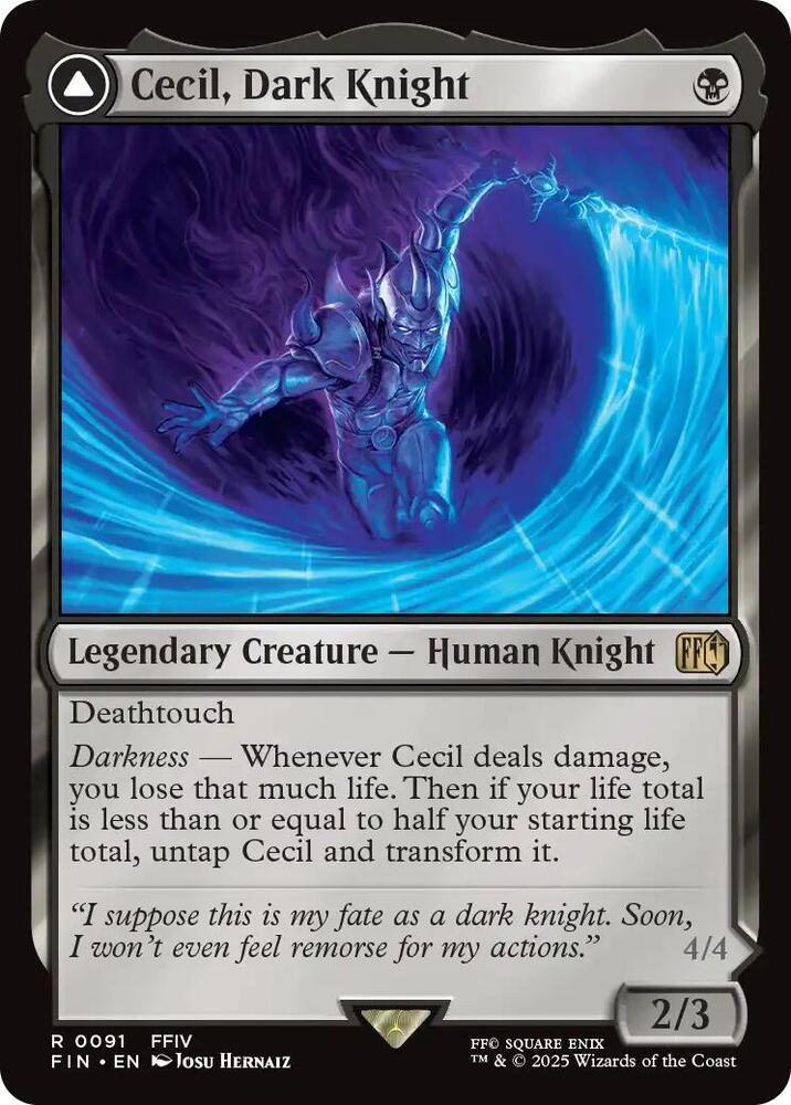 Cecil, Dark Knight // Cecil, Redeemed Paladin