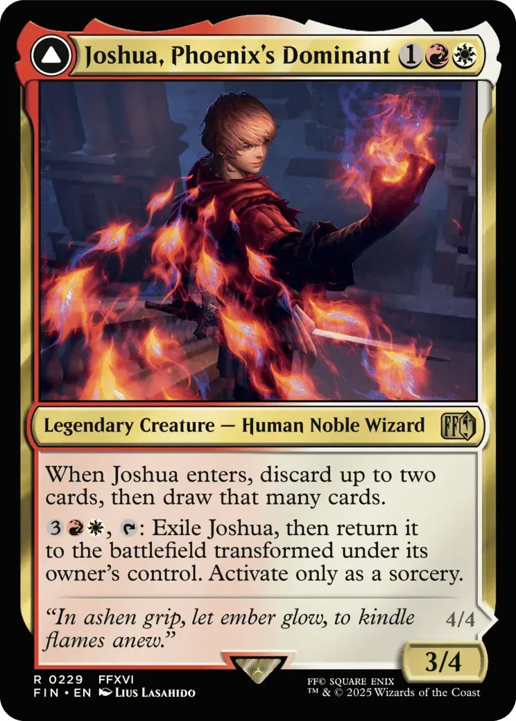 Joshua, Phoenix's Dominant // Phoenix, Warden of Fire