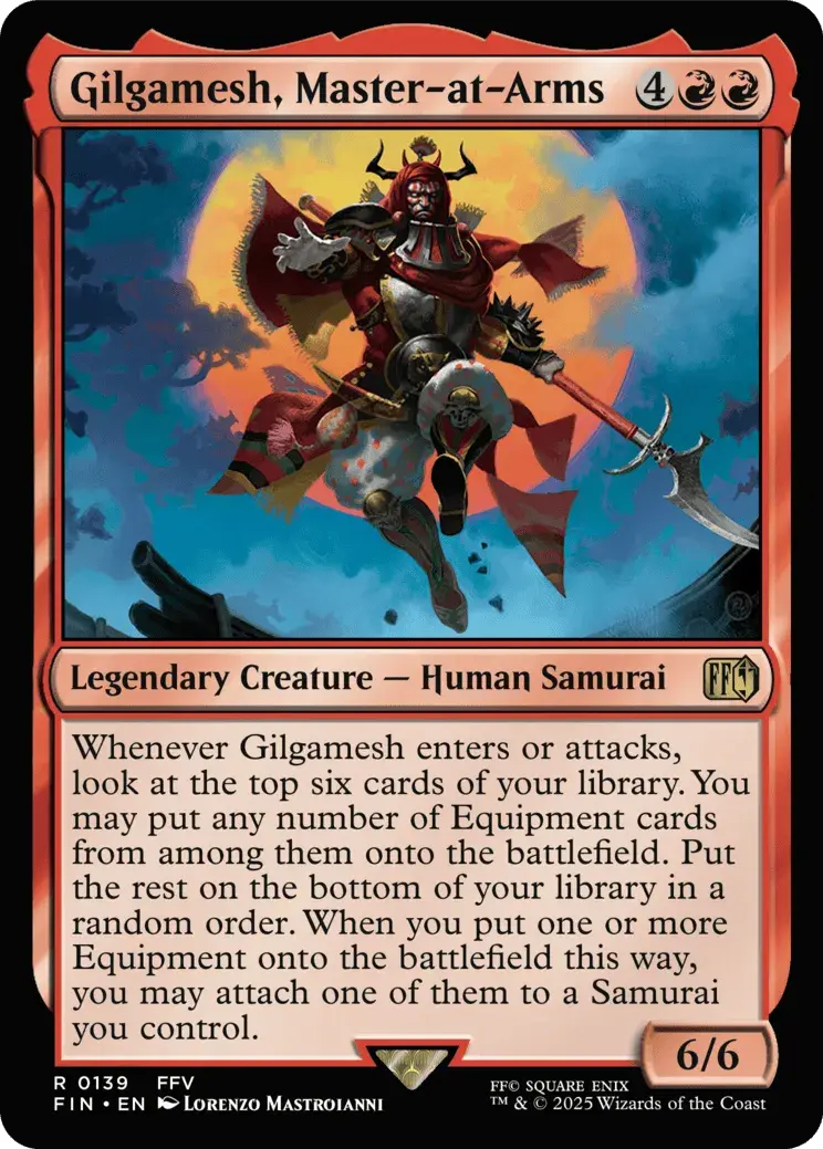 Gilgamesh, Master-at-Arms