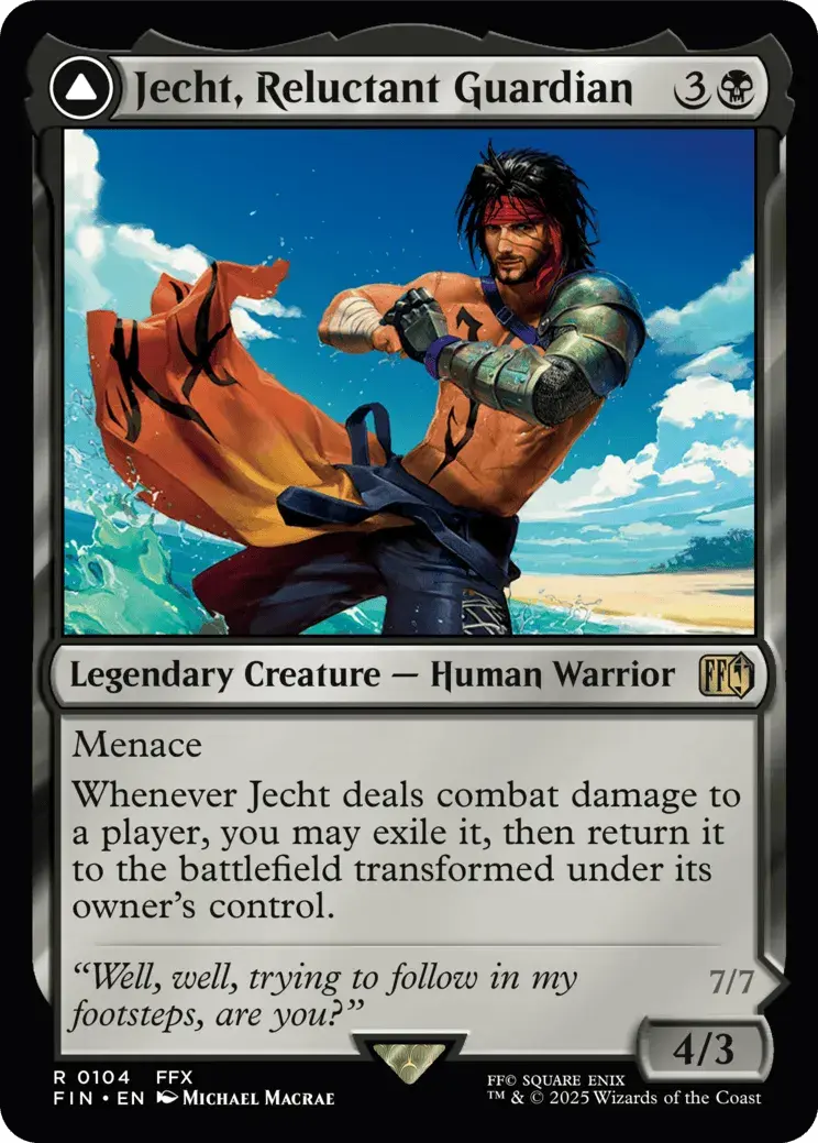 Jecht, Reluctant Guardian // Braska's Final Aeon